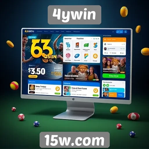Análise da interface de usuário do site 4ywin